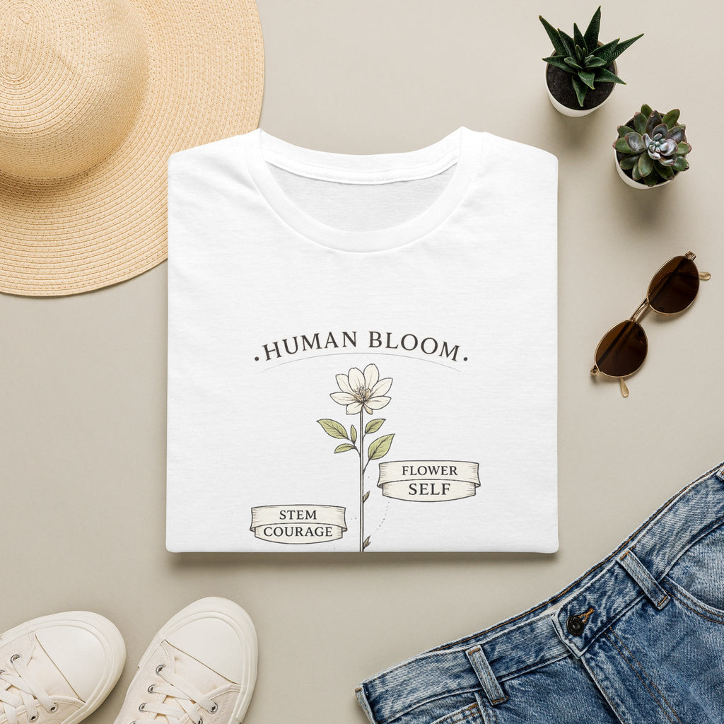 Human Bloom White T-Shirt