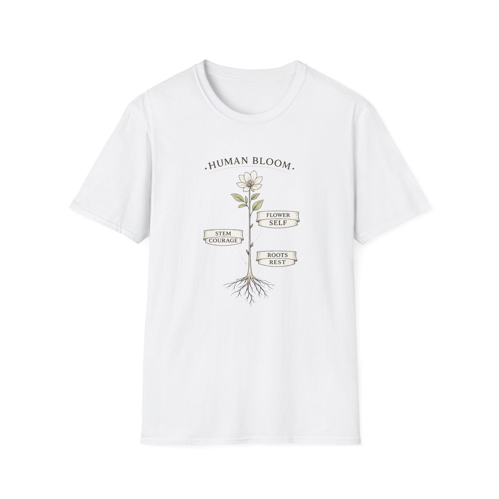 Human Bloom White T-Shirt